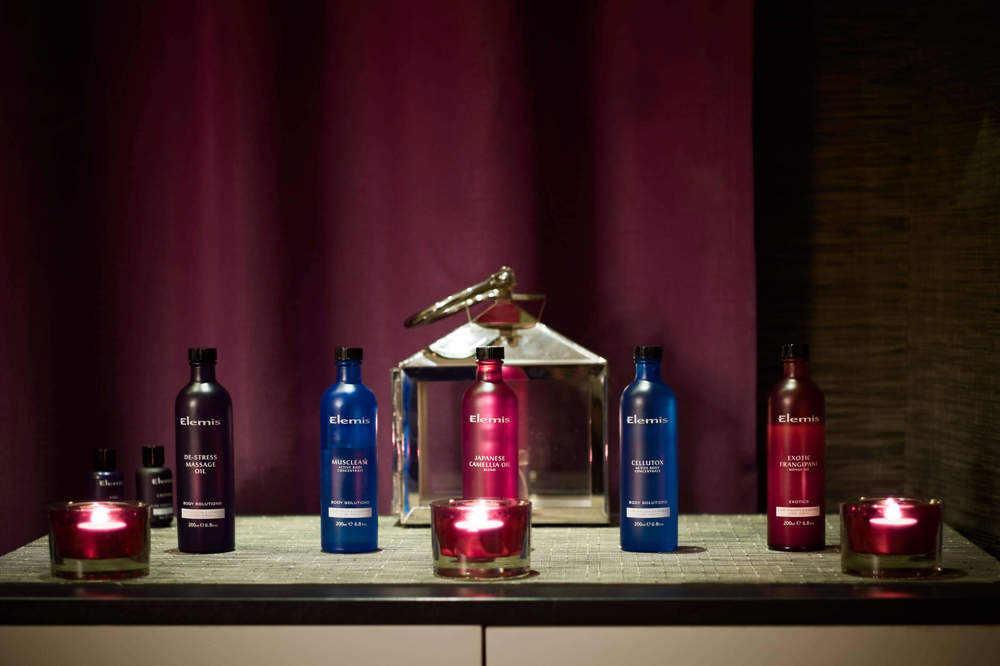 Elemis products at Yu Spa Edinburgh