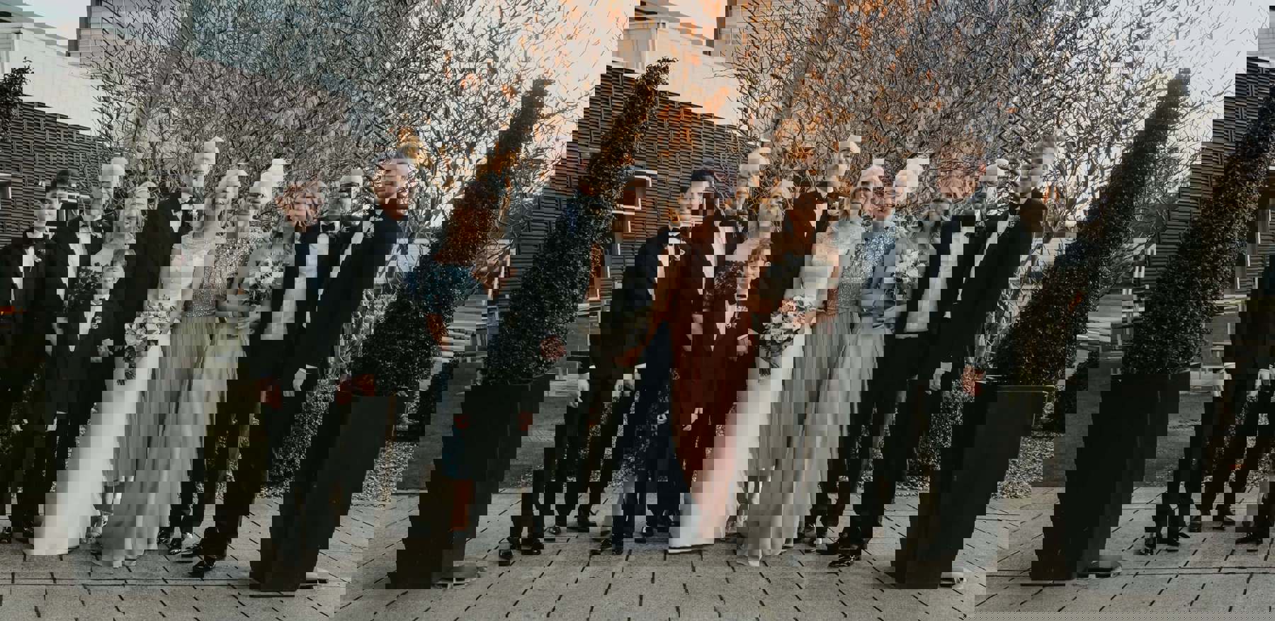 family wedding photograph