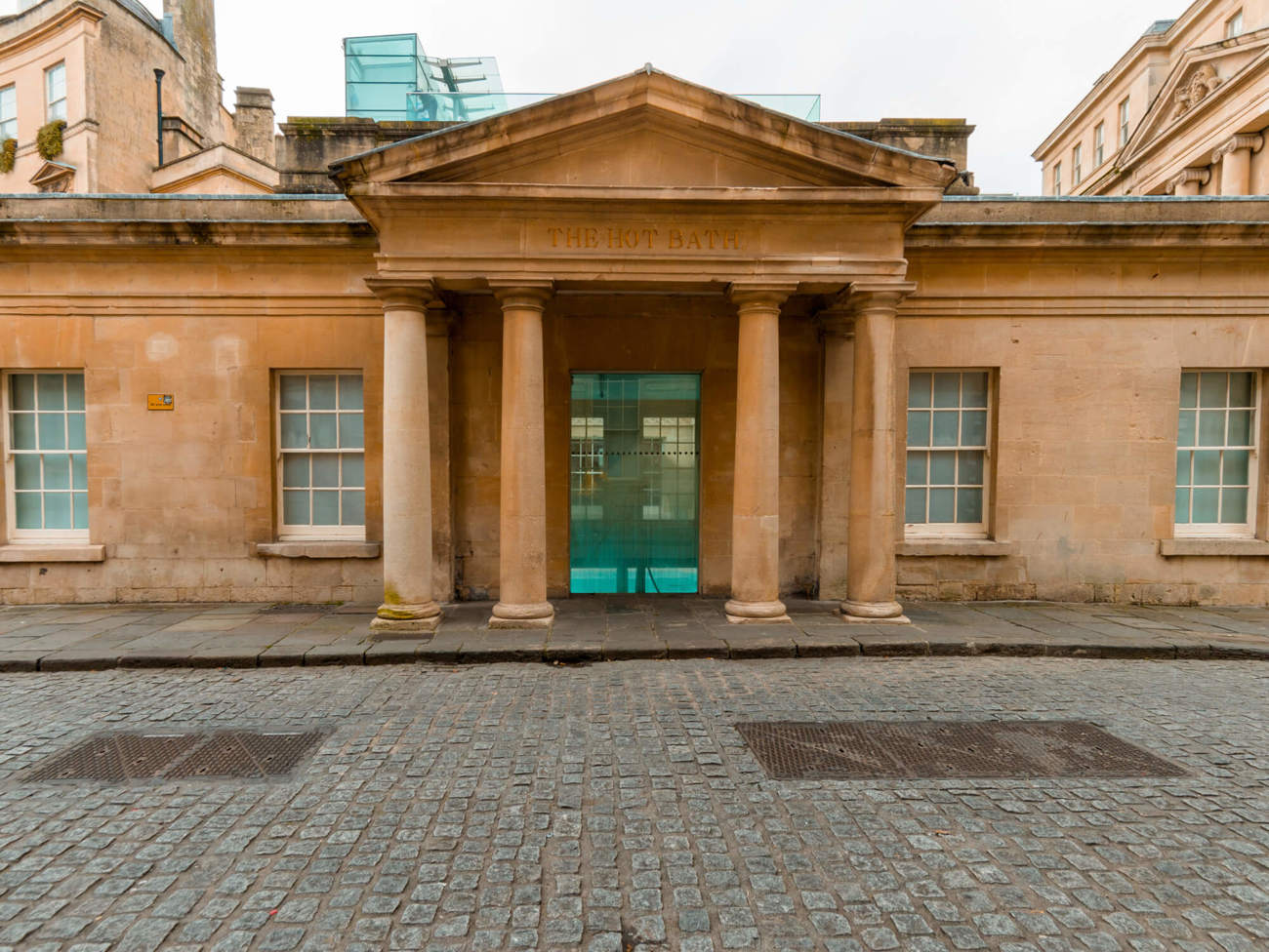 Exterior of Thermae Bath Spa in London