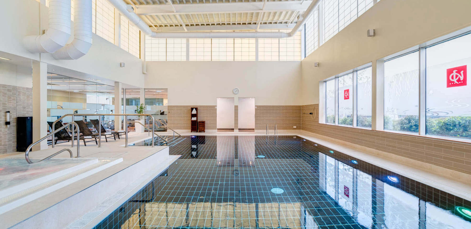 Swimming pool at Yu Spa