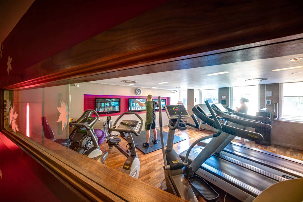 Gym at spa hotel in Edinburgh