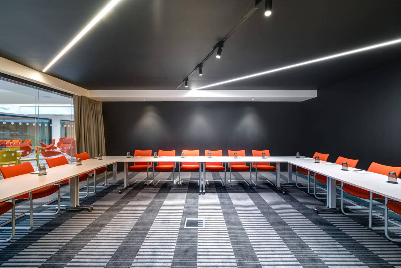 Camden room at Apex City of Bath Hotel set up U-shape for meeting