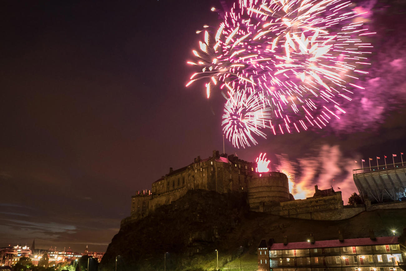 Fireworks at Edinburgh Castle