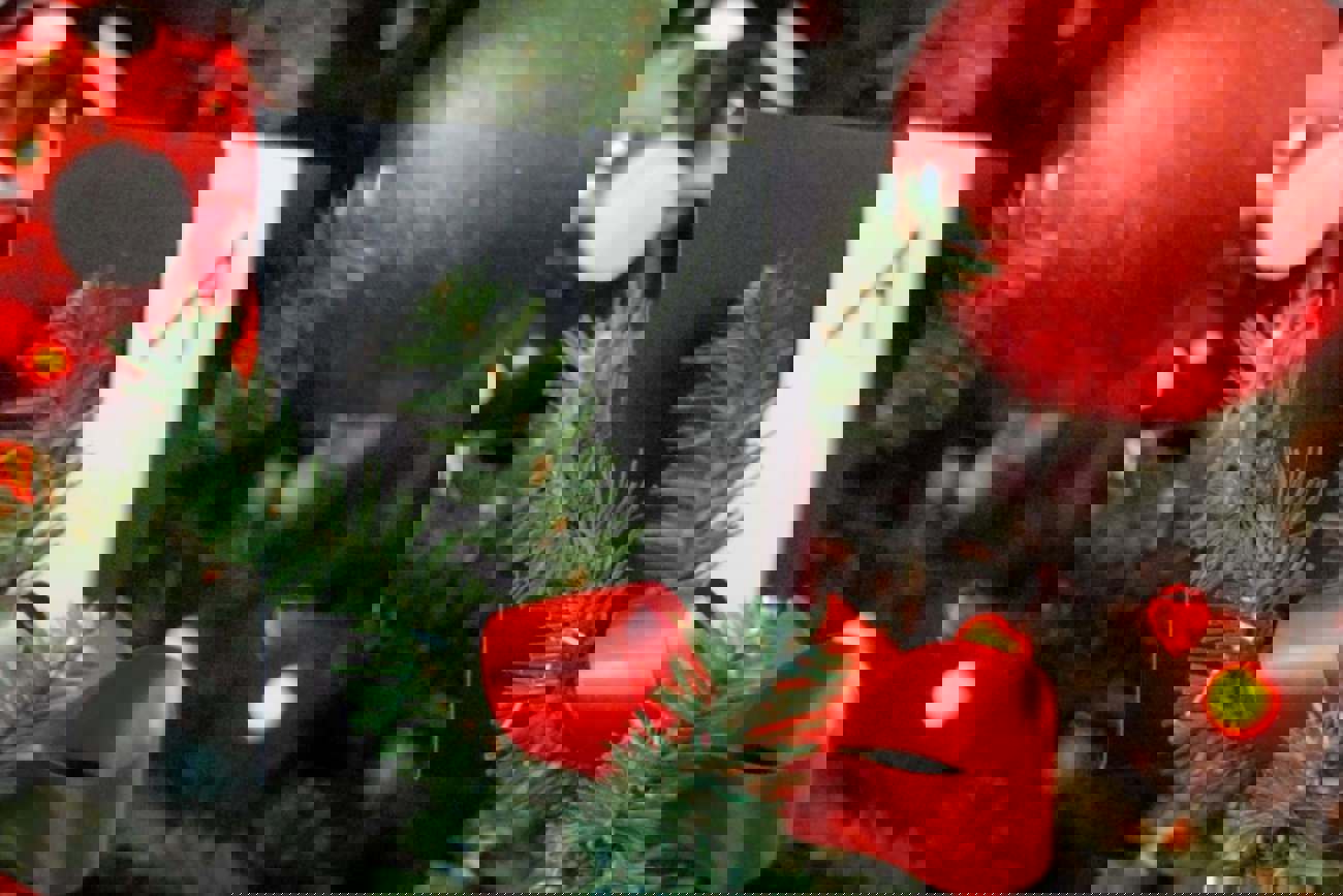 Gift Voucher On Christmas Tree