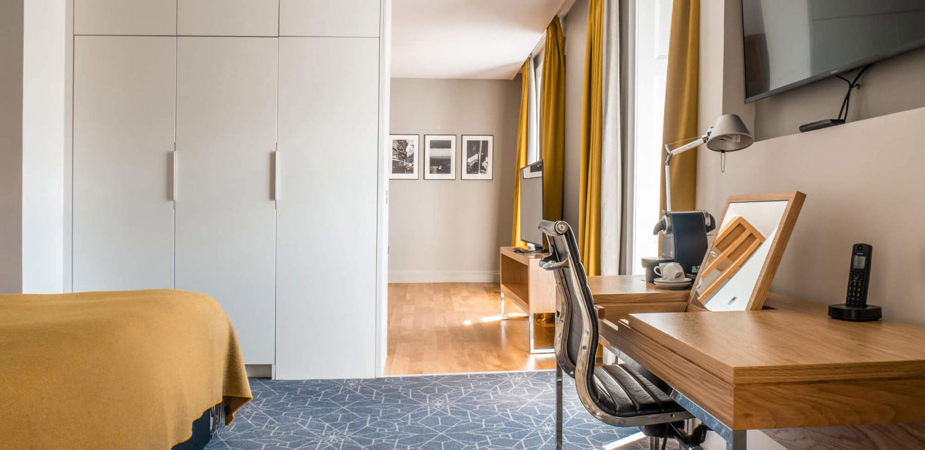 Master Suite desk area at Apex Waterloo Place Hotel