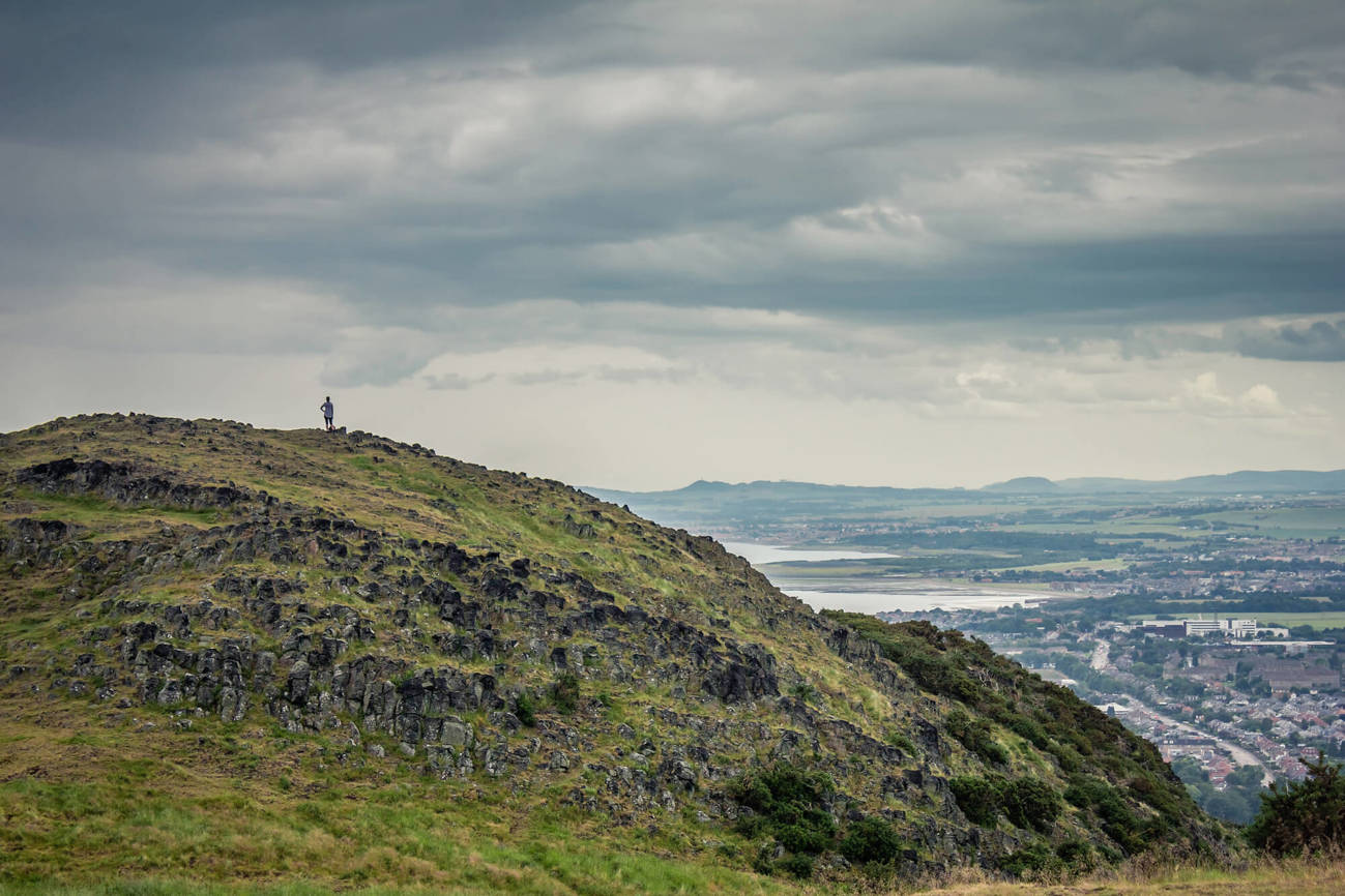 Views from the top of Arthur Seat