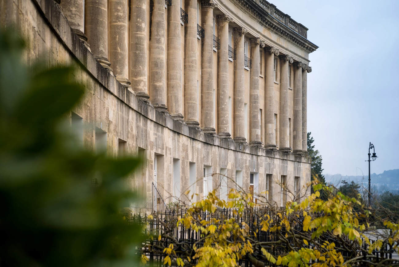 The Royal Crescent in Bath