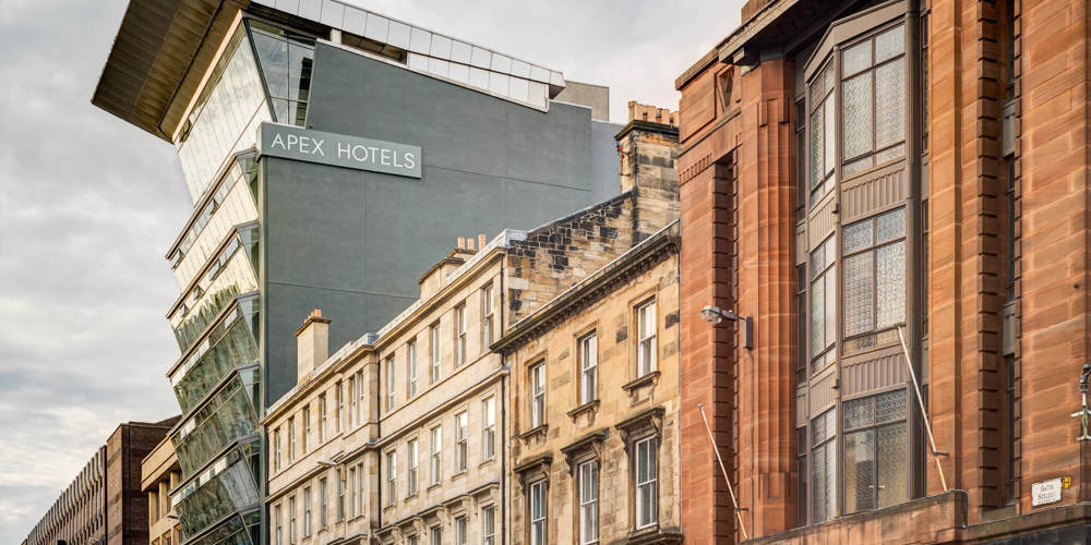 Exterior view of Apex City of Glasgow Hotel